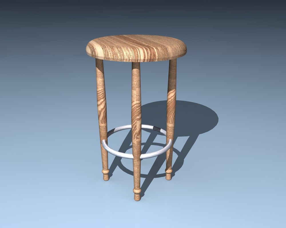 free stool 3d model